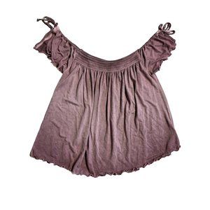 American Eagle Off Shoulder Flowy Tank Top Medium